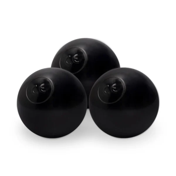 MISIOO-Boule de piscine sèche noire, 6 cm, 50 pièces