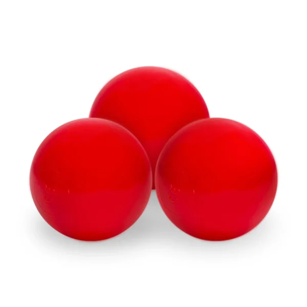 MISIOO-Boule sèche pour piscine, rouge, 6 cm, 50 pièces